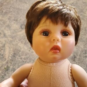 Realistic Baby Doll with Brown Hair Kaydora Reborn